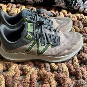 New Balance Gray and Green Athletic Shoes